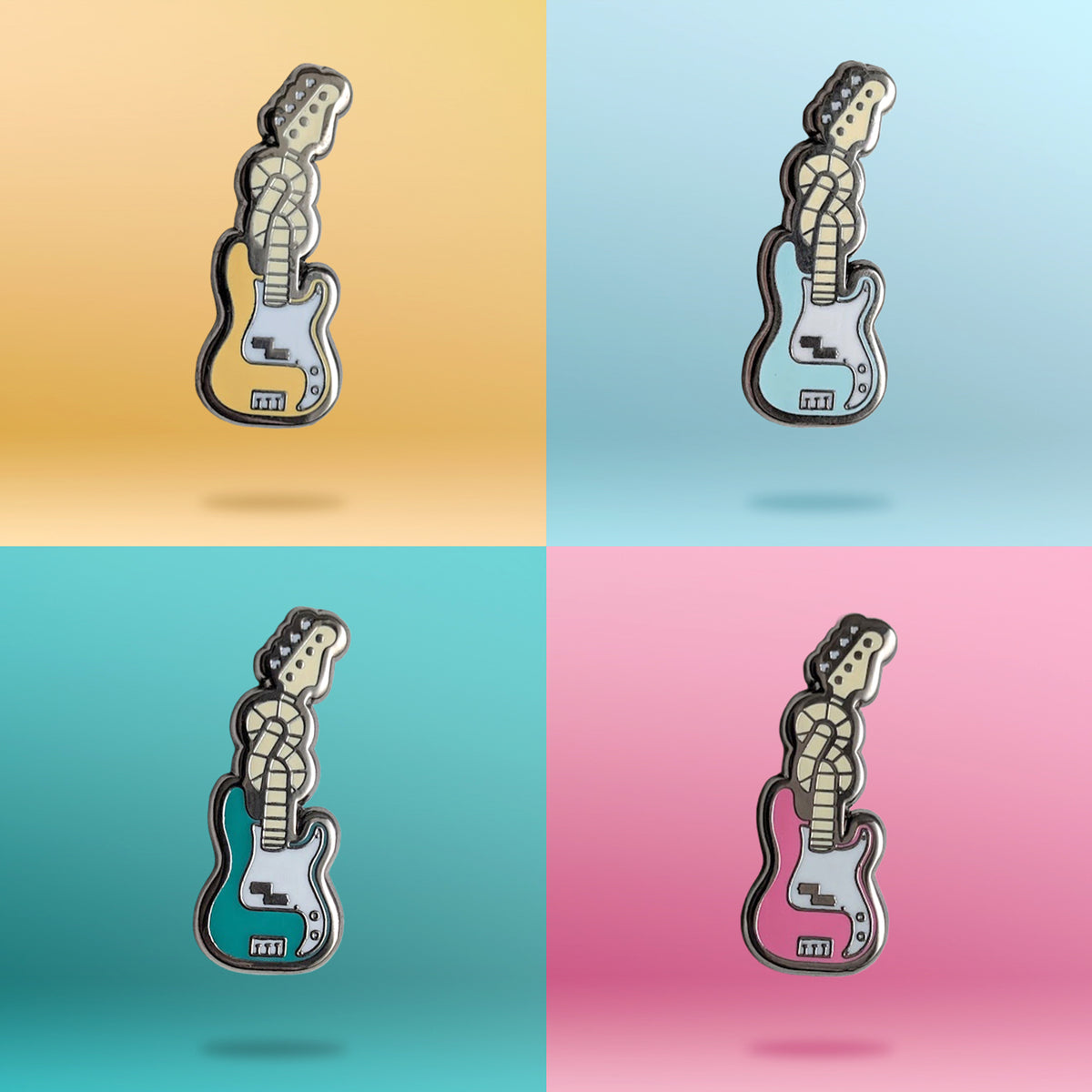 Twisted Guitar Pins