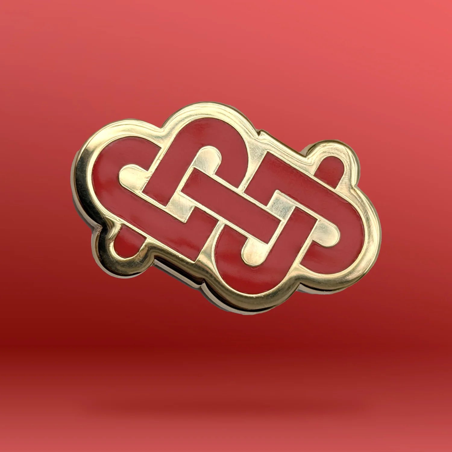 Two Hearts Pin