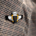 The Original Claddagh Pint Pin, designed by Sean Conroy in 2021