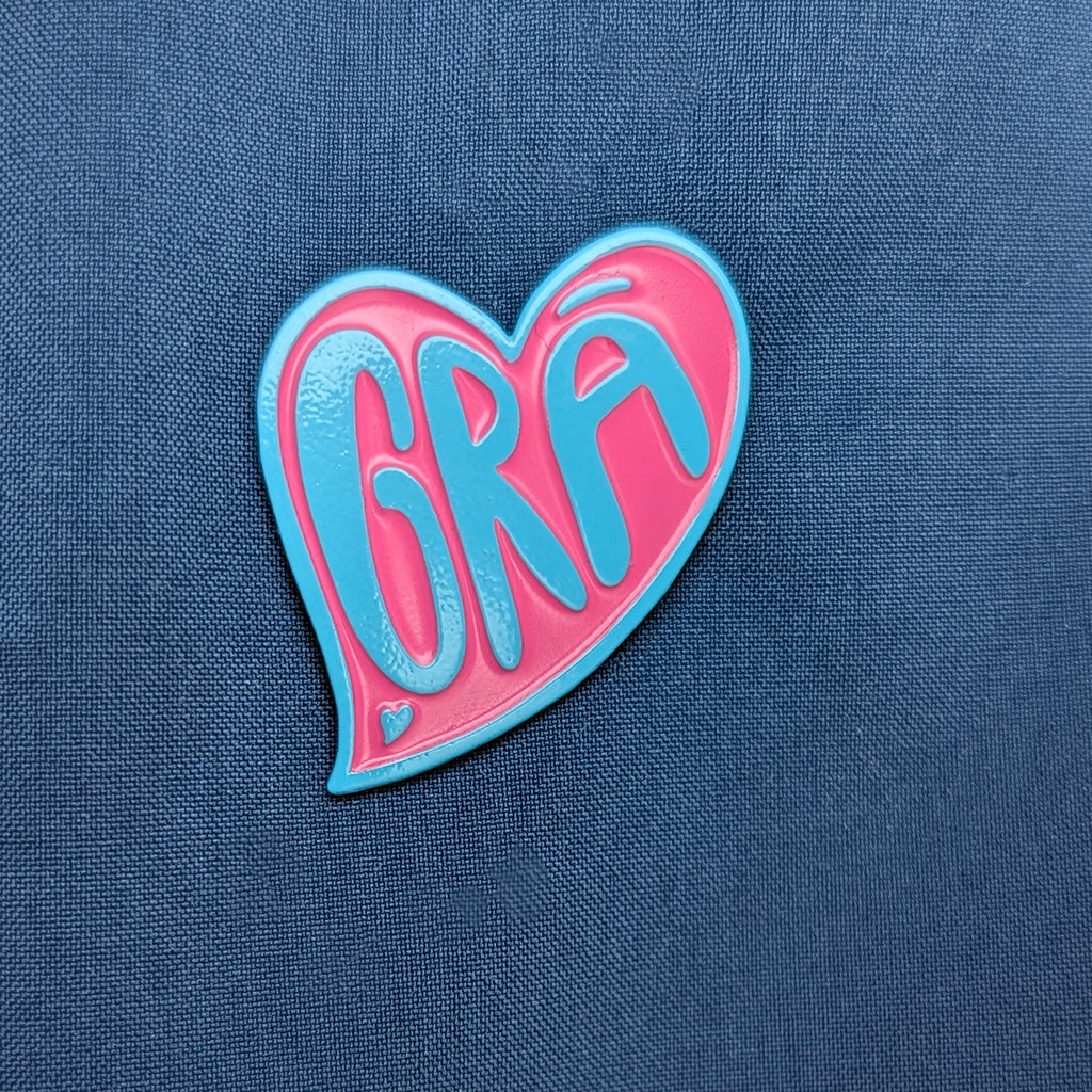 Grá Enamel Pin
