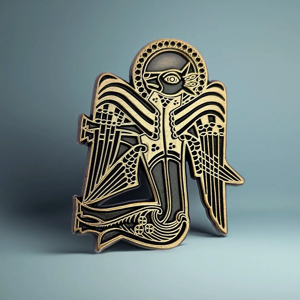 Book of Kells Pin: Luke