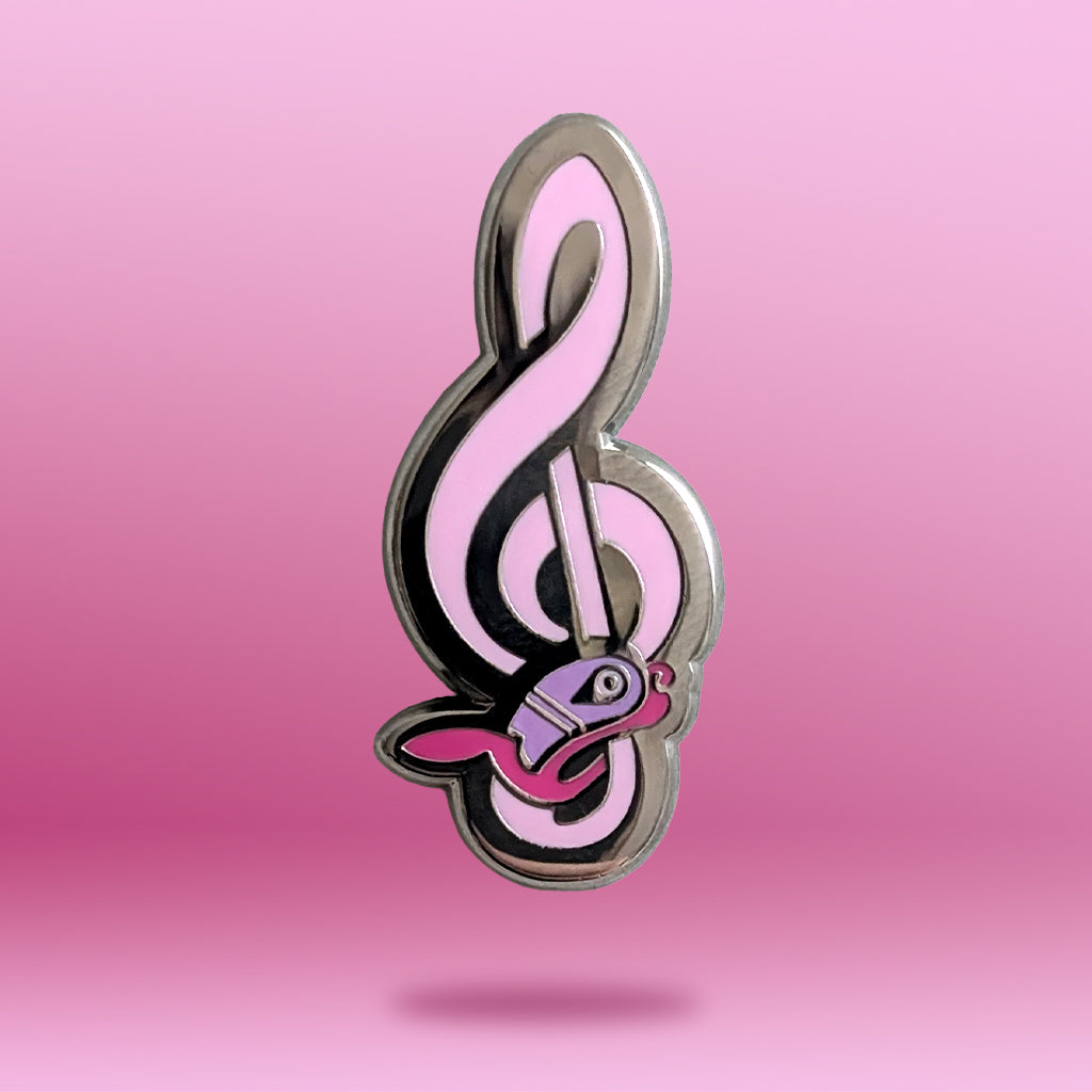Celtic Treble Clef Pin