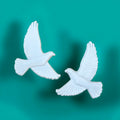 Two Turtle Doves (set of 2 pins)