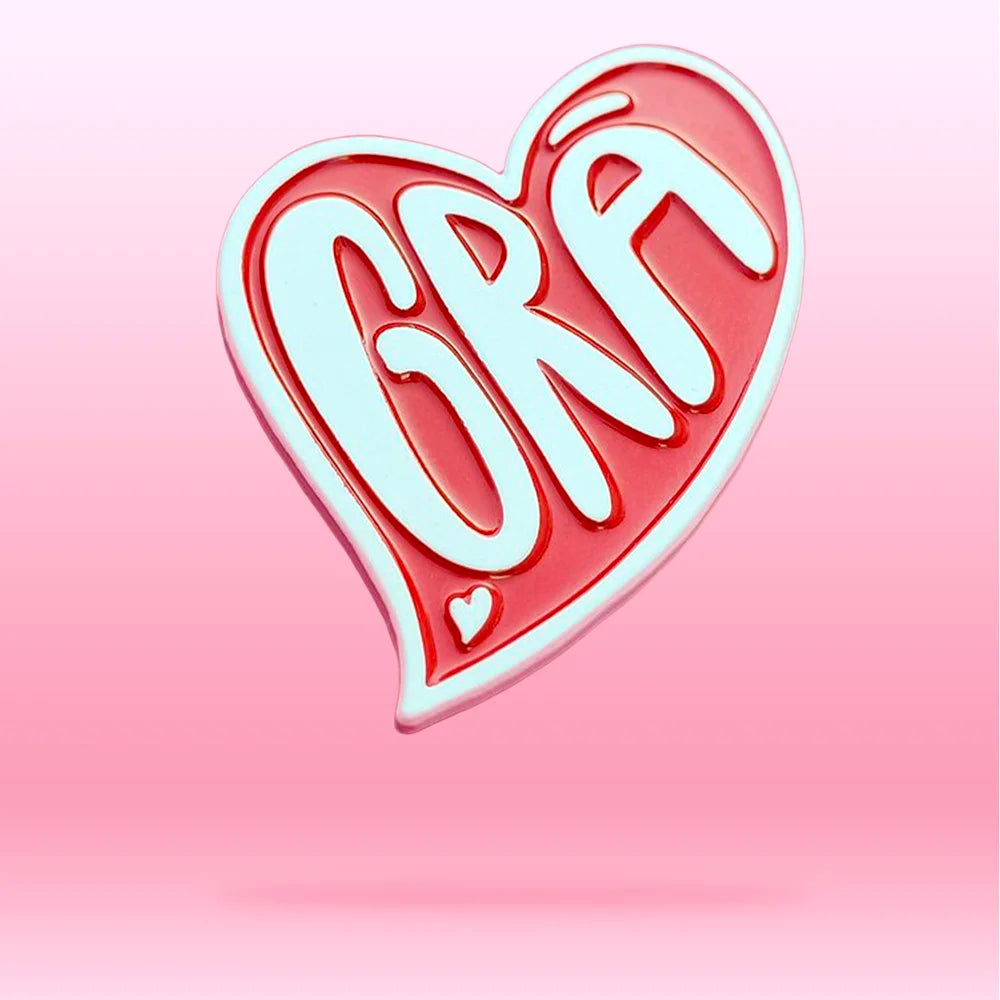 Grá Enamel Pin