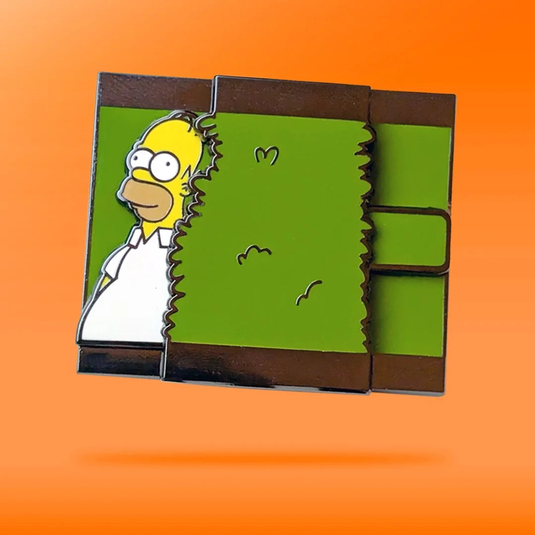 Homer in the Bush Sliding Pin