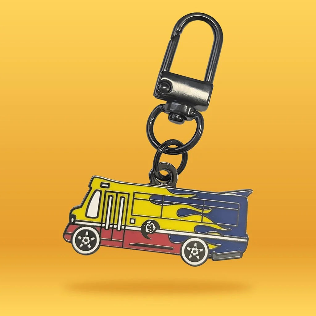 Imp My Ride Metal Keyring