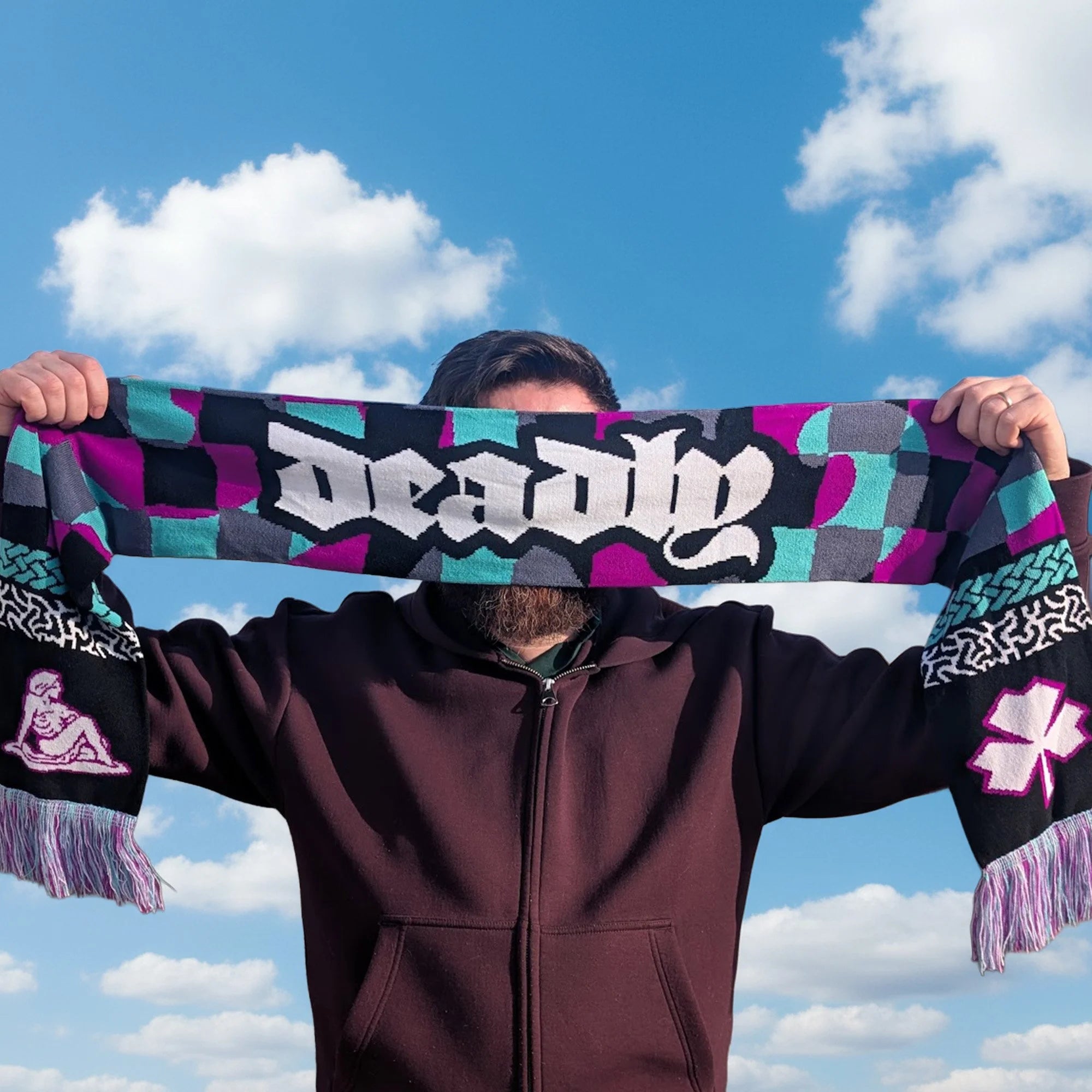 The Lady on the Shamrock Scarf