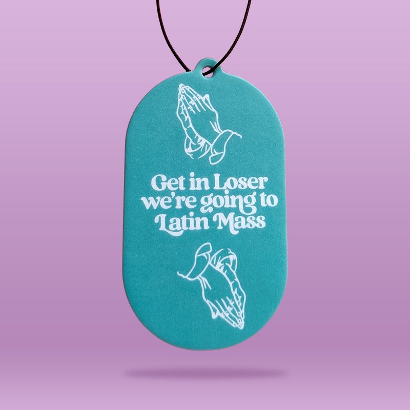 Latin Mass Air Freshener