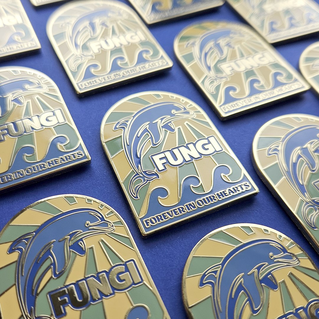 Fungi Memorial Enamel Pin