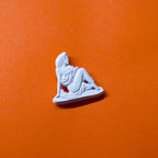 The Lady on the Rock Enamel Pin
